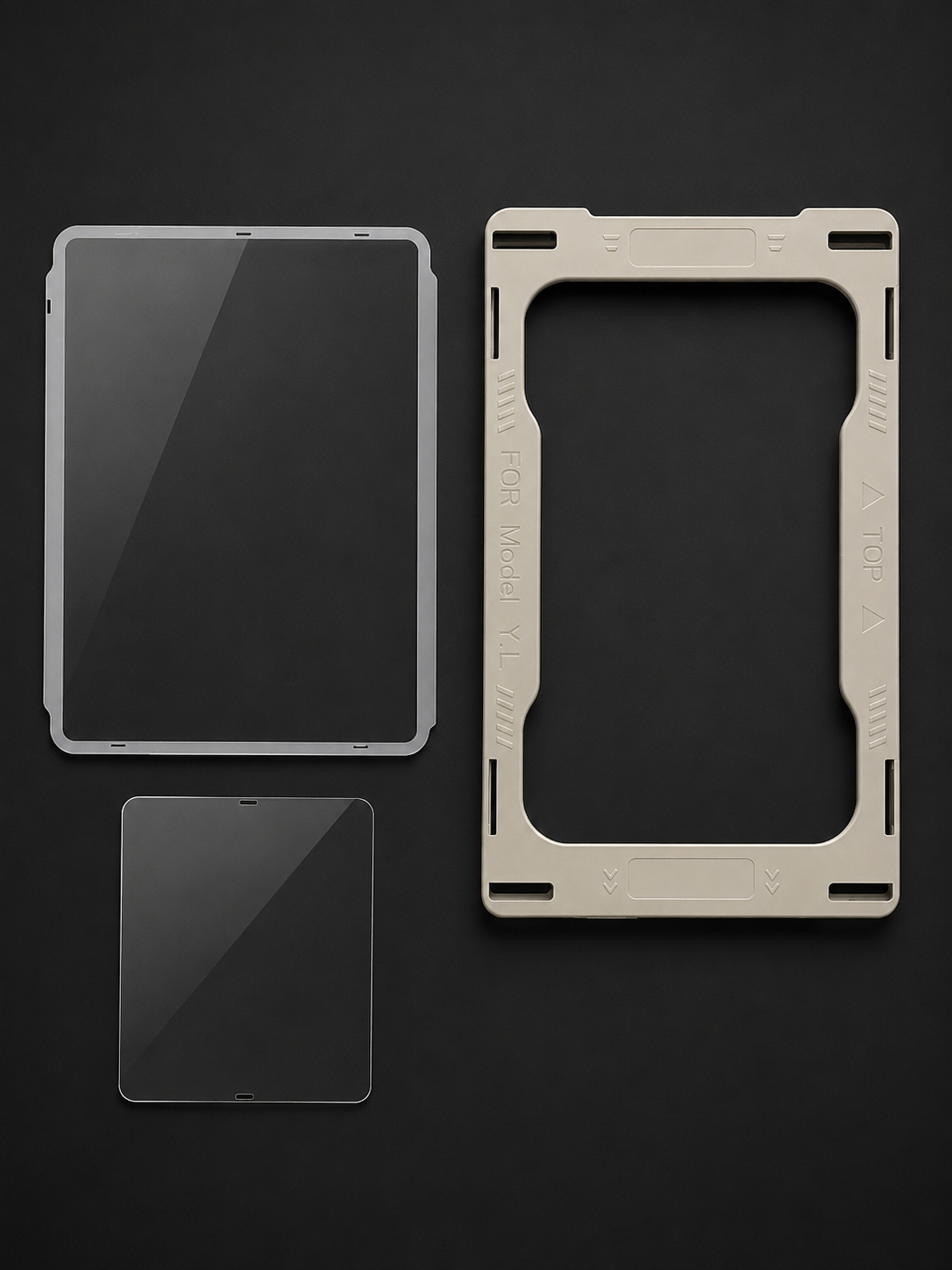Protector de Pantalla Tesla Model Y 2026 — Kit Completo 16" + 8"