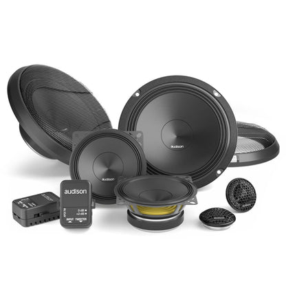 Audison APK 163 Kit 3 Vías 6.5” 4 Ohm – 375W Peak