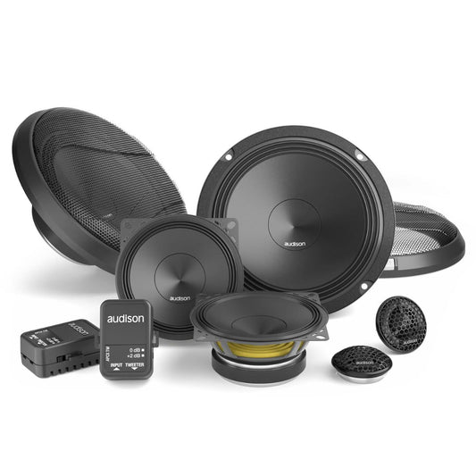 Audison APK 163 Kit 3 Vías 6.5” 4 Ohm – 375W Peak